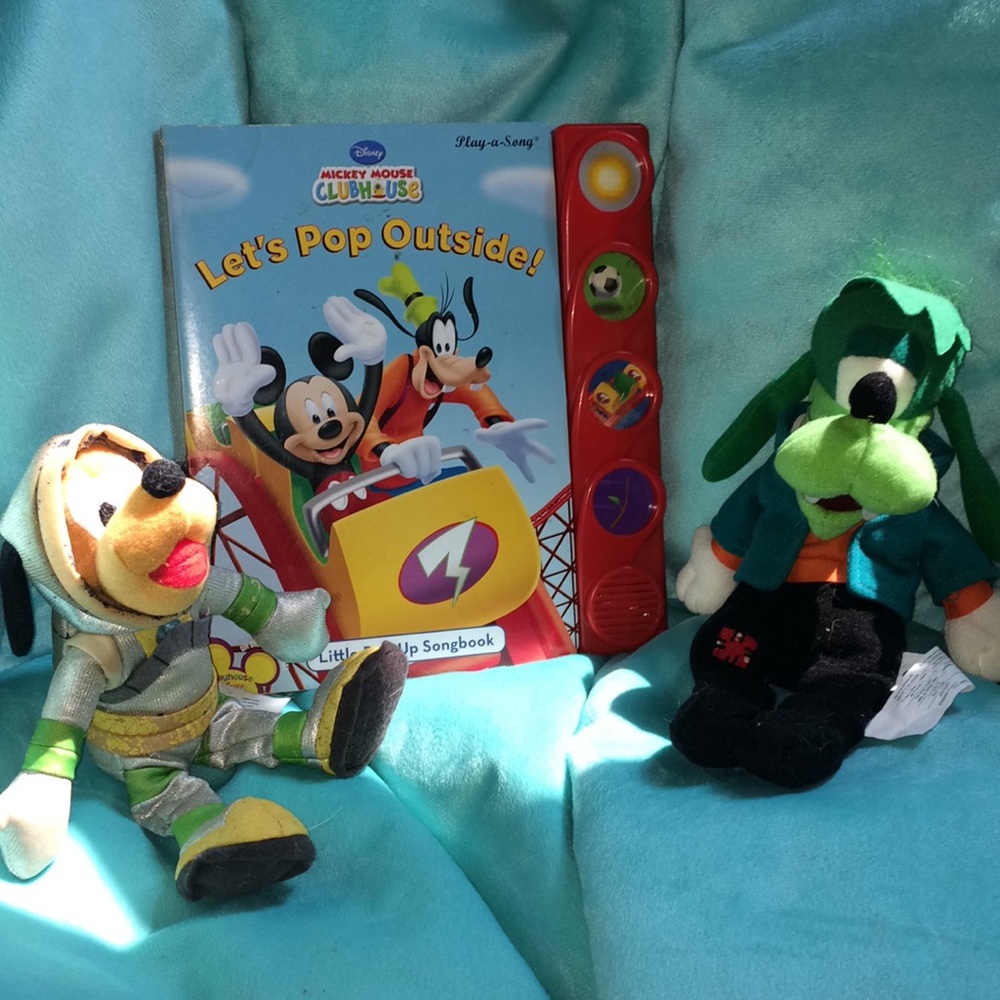 Disney Mickey Mouse Club book bundle Pluto Goofey
